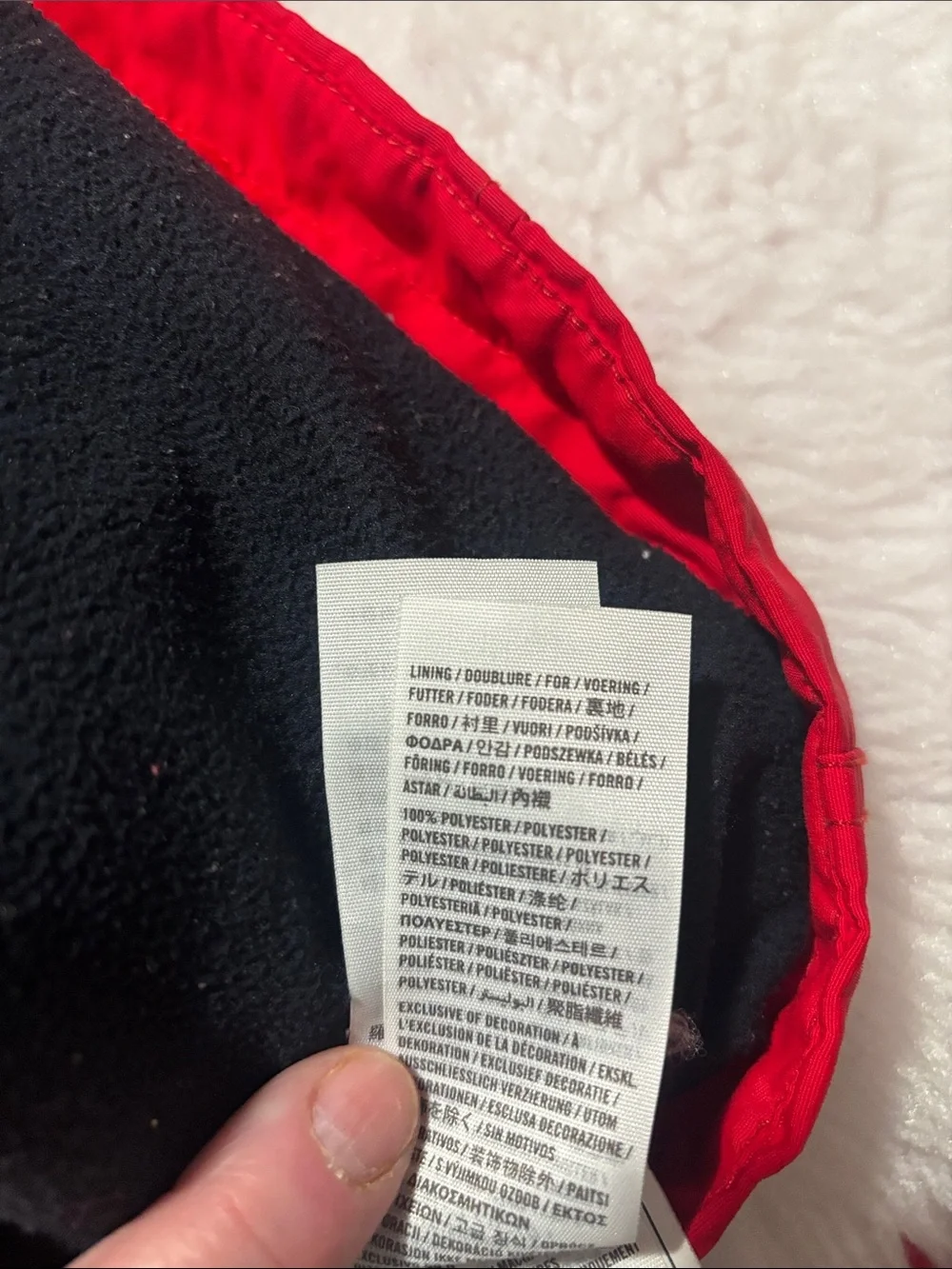 Hollister Bright Red Kids Puffer Coat